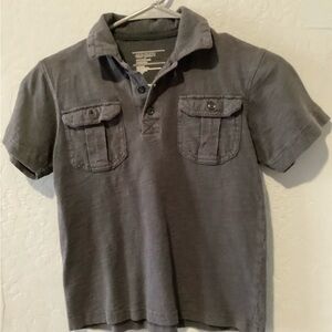 Old Navy Charcoal Short Sleeve Polo
